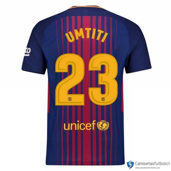 Camiseta Barcelona Primera equipo Umtiti 2017-18